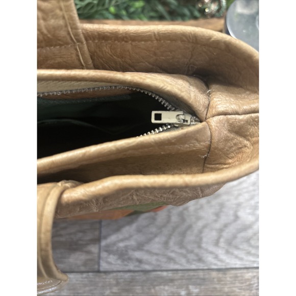Authentic Leather Patchwork Vintage Purse - Picture 4 of 5